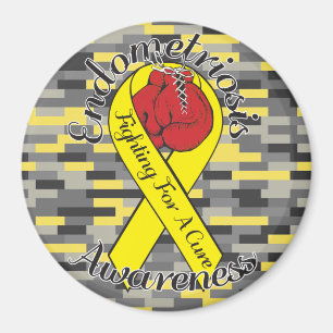 ENDOMETRIOSIS AWARENESS 2 Inch Round Magnet