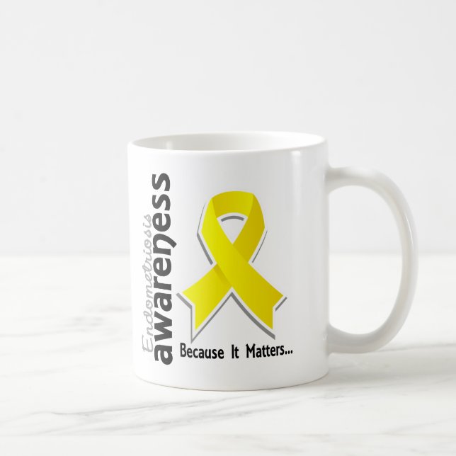 Endometriosis Awareness 5 Coffee Mug (Right)