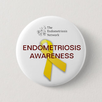 Endometriosis Awareness 6 Cm Round Badge