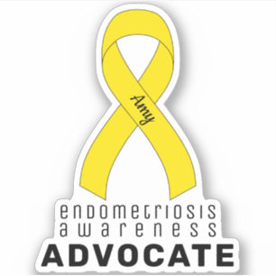 Endometriosis Awareness Advocate Vinyl Sticker