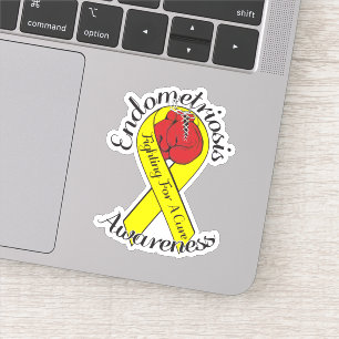 ENDOMETRIOSIS AWARENESS Cut Vinyl Sticker
