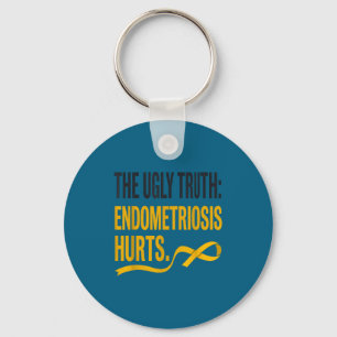 Endometriosis awareness - endometriosis key ring