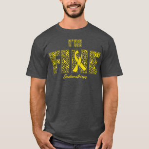 Endometriosis Awareness Fine Ribbons In This Famil T-Shirt