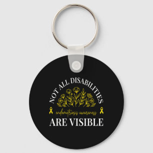 Endometriosis Awareness Month Endo Warrior Key Ring