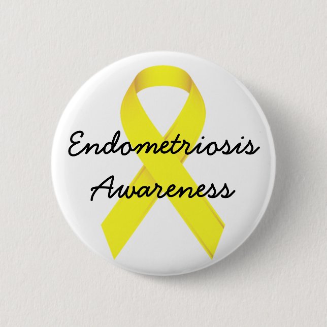 Endometriosis Awareness Pin (Front)