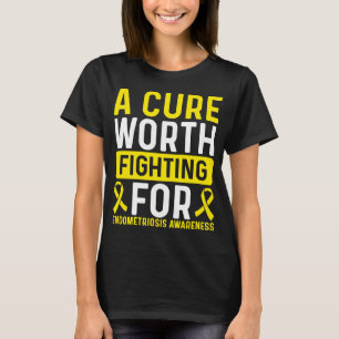Endometriosis Awareness Ribbon Cure Survivor T-Shirt