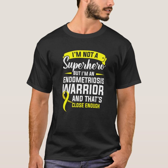 Endometriosis Endo Survivor Close Warrior   T-Shirt (Front)