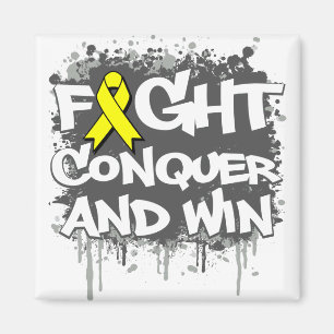 Endometriosis  Fight Conquer and Win Magnet