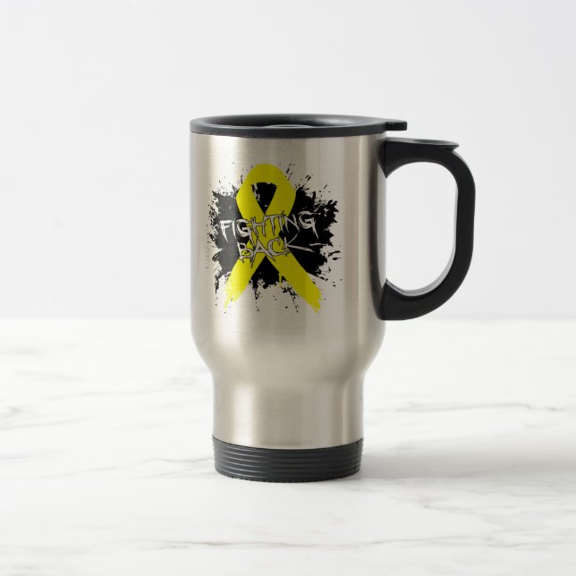 Endometriosis - Fighting Back Travel Mug (Right)