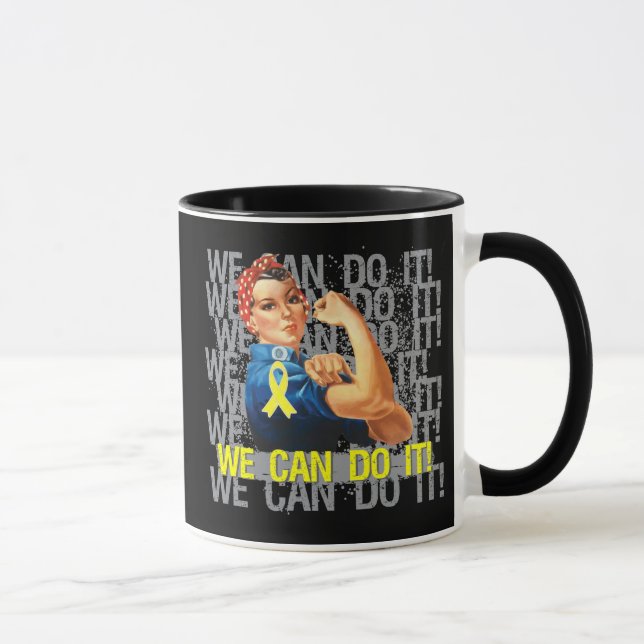 Endometriosis Rosie WE CAN DO IT Mug (Right)