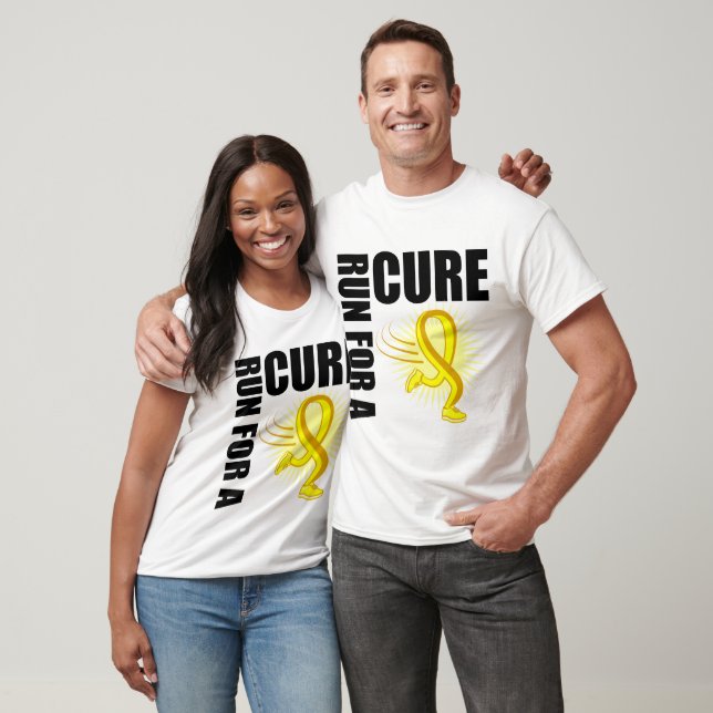 Endometriosis Run For A Cure T-Shirt (Unisex)
