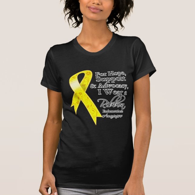 Endometriosis Support Hope Awareness T-Shirt (Front)