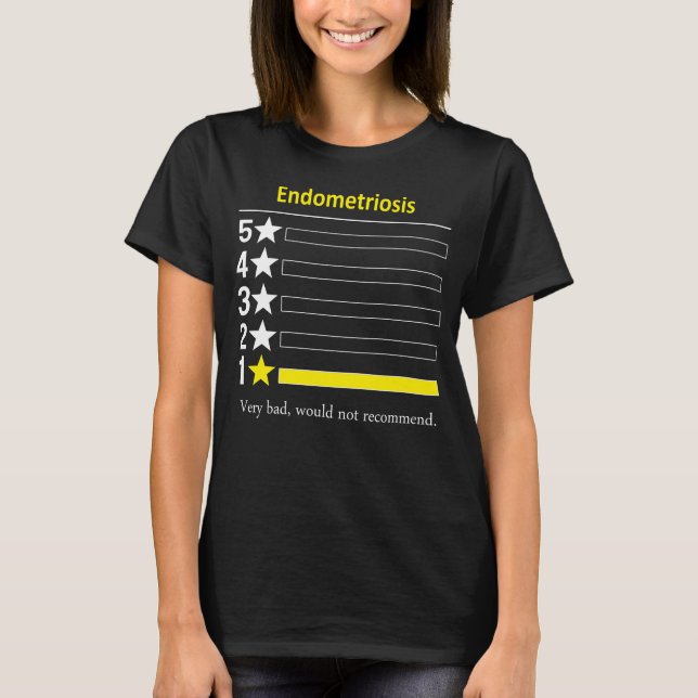 Endometriosis Very bad, would not recommend. T-Shirt (Front)
