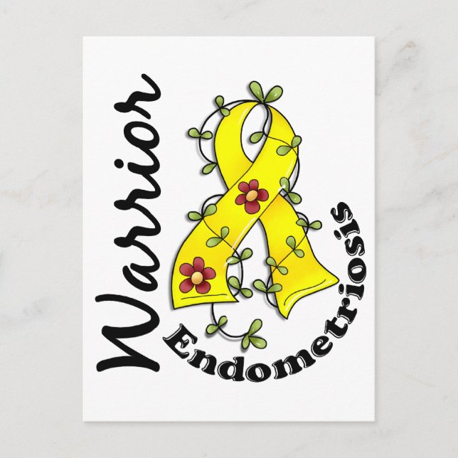 Endometriosis Warrior 15 Postcard (Front)