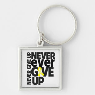 Endometroisis Never Ever Give Up Key Ring