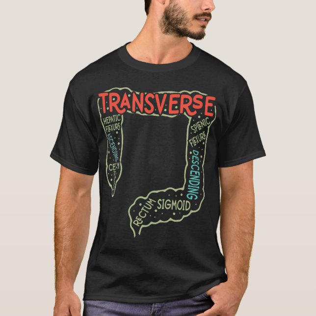 Endos	 Nurse Gi Endo Tech Colonos	 Colon Anatomy T-Shirt (Front)