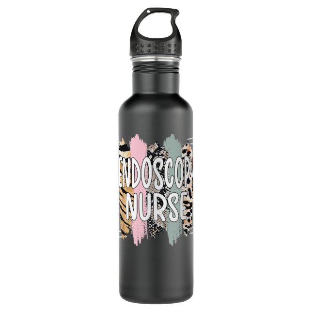Endoscopy Nurse Appreciation Endoscopy Nursing  710 Ml Water Bottle (Front)