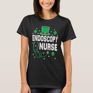 Endoscopy Nurse St Patrick's Day Lucky Nurse Shamr T-Shirt