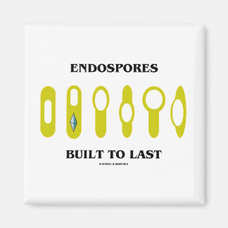 Endospores Built To Last (Bacterial Attitude) Magnet