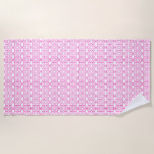 Endpaper Book Pattern Beach Towel