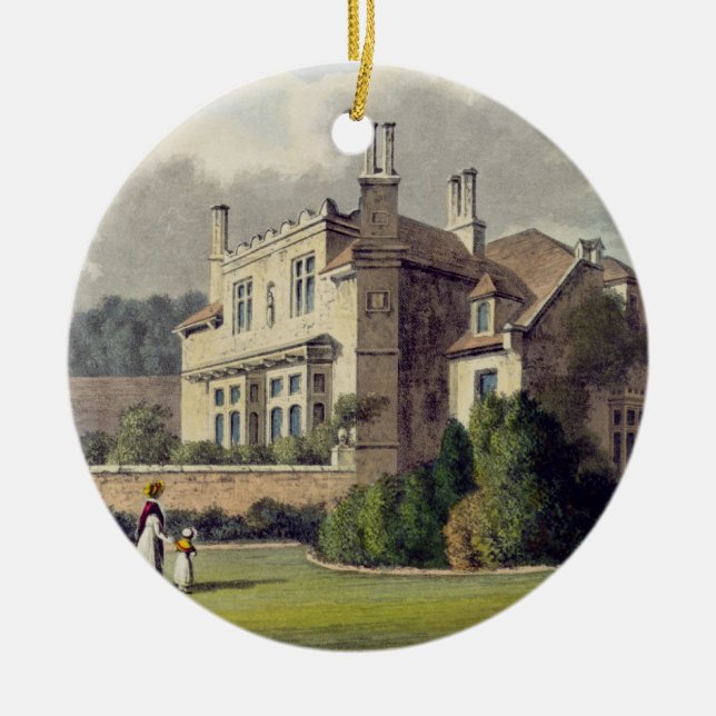 Endsleigh, from Ackermann's 'Repository of Arts', Ceramic Tree Decoration (Front)