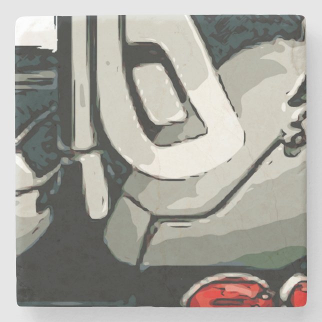 ENDURANCE - FIN #6 STONE COASTER (Front)