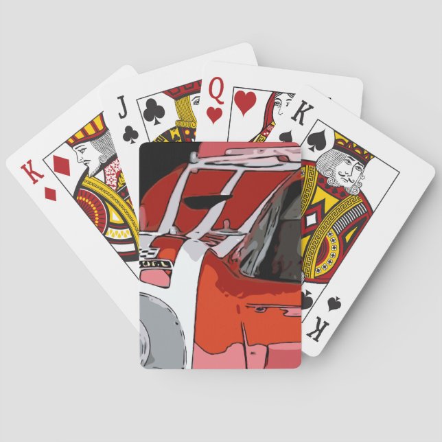 ENDURANCE RACER #23 PLAYING CARDS (Back)