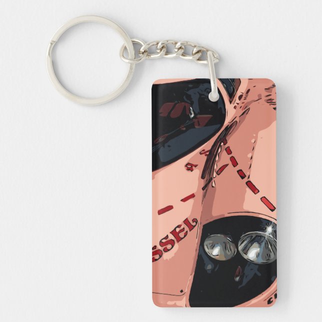 ENDURANCE RACER - PINK KEY RING (Front)