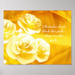 Endurance Strength Quote Affirmation Poster