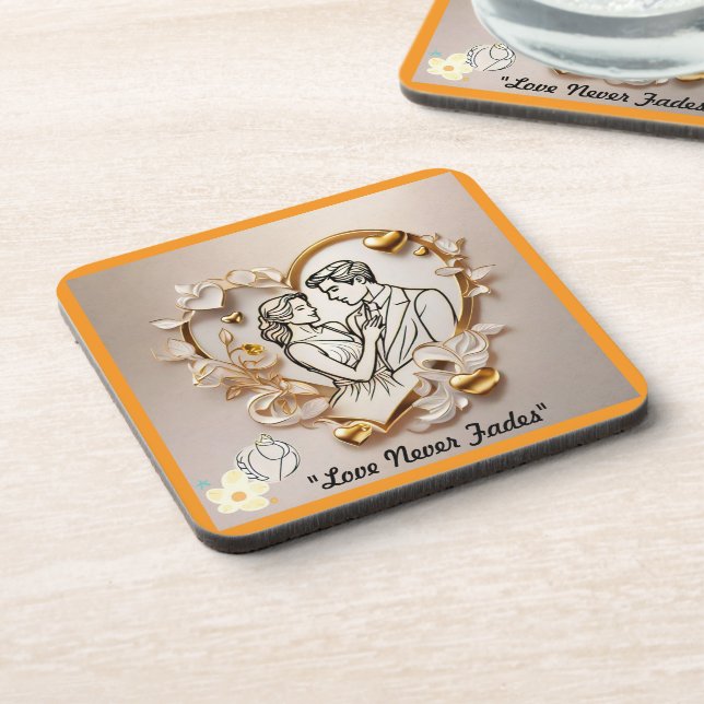 "Enduring Love Flame" Coaster (Left Side)