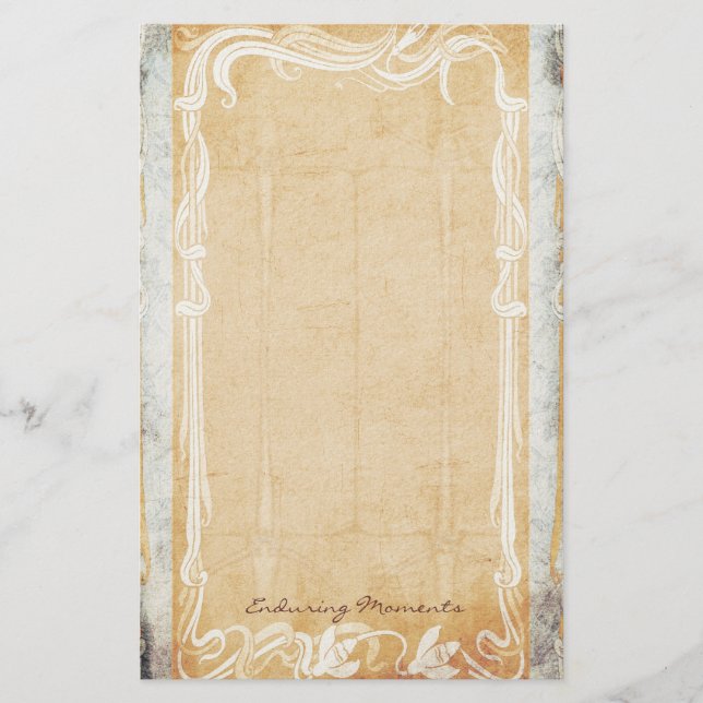 Enduring Moments - Art Nouveau Stationery (Front)