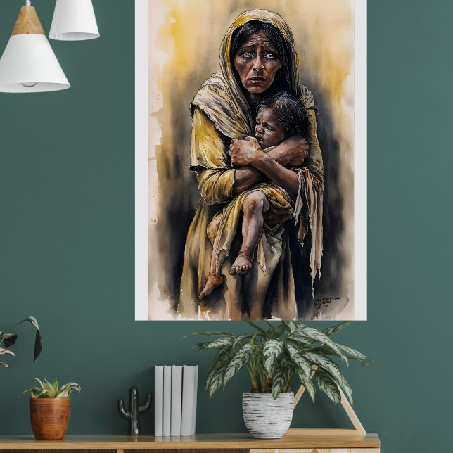 Enduring Motherhood – Emotional Art Print (Living Room 1)