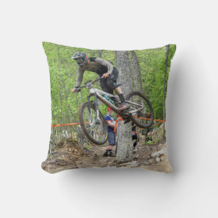 Enduro Mountain Bike Race Cushion
