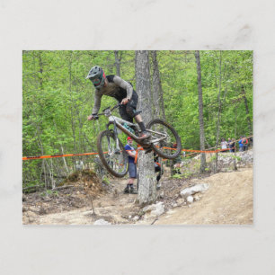 Enduro Mountain Bike Race  Postcard