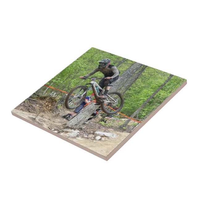 Enduro Mountain Bike Race Tile (Side)