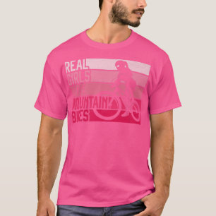 Enduro MTB Mountain Bike Riding Downhill Girl Retr T-Shirt