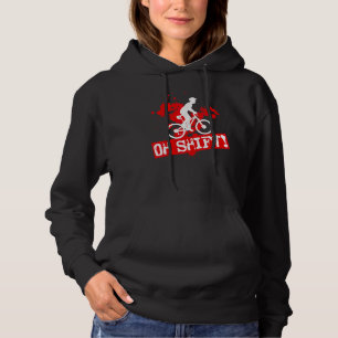 Enduro MTB Mountain Bike Riding Downhill Pun Vinta Hoodie