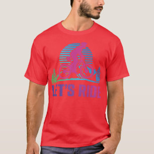 Enduro MTB Mountain Bike Riding Downhill Retro 80s T-Shirt