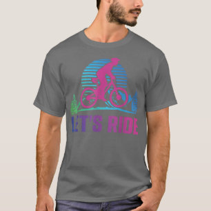 Enduro MTB Mountain Bike Riding Downhill Retro 80s T-Shirt