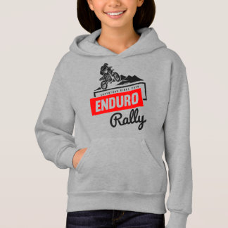 Enduro Rally Adventure Hoodie - Retro Dirt Bike 