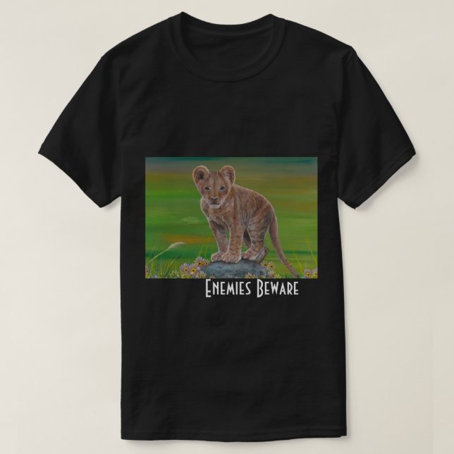 Enemies Beware Men's T T-Shirt (Design Front)