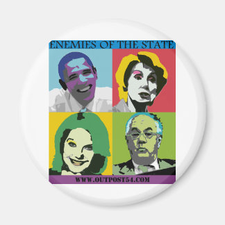 ENEMIES OF THE STATE MAGNET