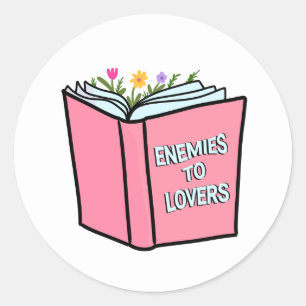 Enemies to Lovers (reader) Mug Classic Round Sticker