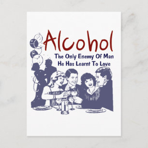 Enemy Alkohol Postcard