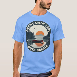Enemy Swim Lake South Dakota Sunset T-Shirt