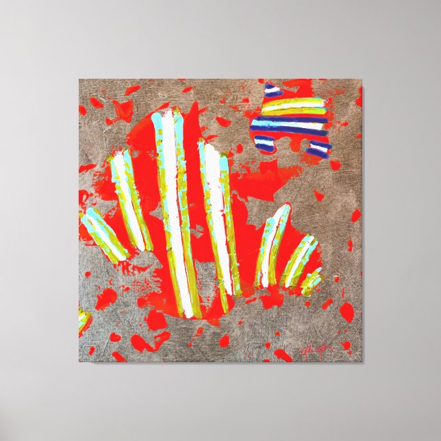 Enengy Code o2324 - canvas print (Front)