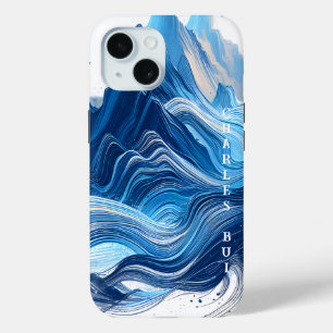 Energetic Blue for Sports Enthusiasts iPhone 15 Case