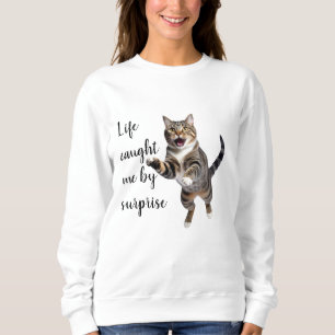 Energetic Cat Leap Sweatshirt
