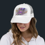 Energetic, Colorful Abstract Fractal Art Flower Trucker Hat<br><div class="desc">A multicolored powerful fantasy flower, 
unique floral fractal art.
Design for your trucker hat and more.</div>