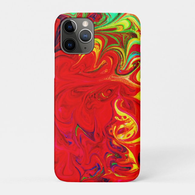 Energetic Colour Burst Pattern Case-Mate iPhone Case (Back)